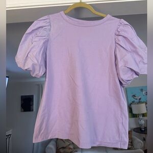 a new day Lilac Puff Sleeve Tee